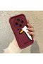 Xiaomi Redmi 14C Compatible Flexible Silicone Protection Burgundy Color Cute Duck Case - 2