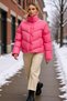 Women's Regular Fit Mock Neck Long Sleeve Low Sleeve Coat Functional Durable Quality Modern