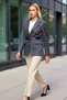 Women's Jacket Collar Long Sleeve Regular Fit Woven Jacket Functional Durable Quality Modern