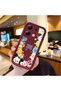 Xiaomi Redmi Note 13 Compatible Flexible Silicone Protection Burgundy Color Cartoon Case - 3