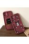 Xiaomi Mi 13 Lite Compatible Flexible Fashion Protection Burgundy Silicone Trendy Case - 7