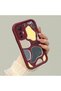 Xiaomi Mi 13 Lite Compatible Silicone Material Shockproof Simple Burgundy Color Case