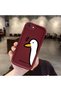 iPhone 7/8/Se 2020 2022 Compatible Flexible Silicone Protection Burgundy Color Cute Duck Case