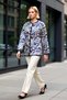Women's Crew Neck Low Arm Long Sleeve Quilted Jacket Functional Durable Quality Comfortable