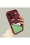 Realme Note 50 Compatible Flexible Silicone Protection Burgundy Color Cute Duck Case - 2