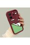 Xiaomi Redmi Note 14 Compatible Flexible Silicone Protection Burgundy Color Cute Duck Case - 3