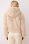 Women's Hooded Low Arm Long Arm Thick Woven Faux Fur Functional Durable Quality Stylish - 6