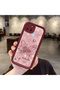 Realme C21Y/C25Y Compatible Rose Butterfly Patterned Burgundy Silicone Shockproof Case