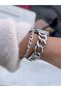 Chain Model (Additional Link) Stylish Box, Silver Color Steel Cord, Women's Wristwatch+Bracelet - 6