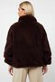 Women's Mock Neck Low Arm Zippered Faux Fur Coat Functional Durable Quality Comfortable - 6
