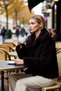 Women's Shirt Collar Low Sleeve Midi Length Synthetic Faux Fur Coat Functional Durable Quality Aesthetic - 4
