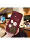 Xiaomi Redmi Note 12 5g Compatible Flexible Silicone Protection Burgundy Color Tulip Case
