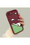 iPhone 7/8/Se 2020 2022 Compatible Flexible Silicone Protection Burgundy Color Cute Duck Case - 3