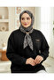 وشاح بطبعة الفهد مع شعار 3 إبريزد - أسود - 2