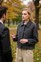 Women's Shirt Collar Standard Sleeve Cashmere Knitwear Pocket Detail Slim Jacket Functional Durable Stylish - 3