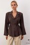 Women's Jacket Collar Long Sleeve Plain Woven Shirt %100 Modal Functional Durable Quality Sports