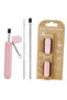 Skittle Straw for Life – Case with Straw & Brush – Pink - 7