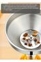 Stainless Steel Funnel with Strainer Fine-Pored Sauce Oil Jam Vinegar Apparatus 13 cm - 2
