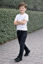 215-12-25 Boy's Black Denim Pants Classic Cut Casual Jeans Age 6/17 - 3