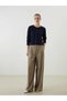 Crew Neck Women's Knitwear Cardigan (W5) - 3