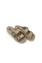 Fly Flex Women's Black Double Buckle Daily Orthopedic Slippers