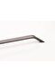 5-Piece Matte Black Aluminum Handle 224 mm – Curved Modern Furniture Cabinet Handle (Pack of 5) - 5