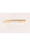 5-Piece Matte Gold Handle 160 mm – Angled Modern Furniture Cabinet Handle (Pack of 5) - 2