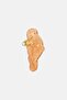 Hanging Glass Bird, Light Brown - 2