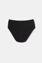 5104Kc Women's 5-Piece High Waist Slip Panties-Black&White&Skin - 6