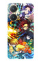 حافظة سيليكون متوافقة مع Vivo Y27 The Demon Slayer: Demon Slayers B مطبوع