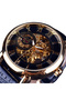 Men's Watch Mechanical Classic Automatic Skeleton Leather