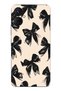 Tecno Spark 9 Pro Compatible Black Bow Ribbon Printed Silicone Case