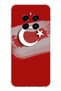 Realme 12 4g-12 Plus Compatible Turkey Map Detailed Turkish Flag Printed Silicone Case