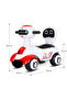 Robot Ride-On Push Car, Foot-to-Floor with LED Panel & Backrest (1–5Y), White & Red - 2