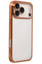Sptrns Apple iPhone 17 Pro Silicone with Lens (174544) - Orange - 2