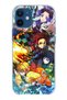 حافظة سيليكون متوافقة مع هاتف iPhone 12 Mini The Demon Slayer: Demon Hunters B مطبوع