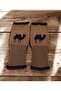 Natural Wool Knee Pad Camel Wool Knee Pad for Men Women Knee Pad Innerwear 35cm Coffee Color - 3