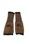 Natural Wool Knee Pad Camel Wool Knee Pad for Man Woman Knee Pad Innerwear 40 cm Coffee Colored - 5