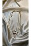 Gold 3 Row Set Star Necklace - 8
