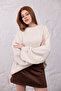 Comfortable Fit Oversized Knitwear Sweater