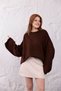 Comfortable Fit Oversized Knitwear Sweater - 3