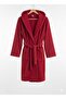 Red Wellsoft 3-Piece Set Plush (Hooded Robes + Blanket + New Year Themed Candle) - 3