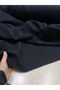 Black Stretch Fabric Knitted Cashmere (Width 150cm) Cardigan Vest Cap Coat Etc. - 3