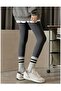 6 Pairs of College Socks (Black and White Grey) - Durable, Comfortable and Ideal for Sports - 3