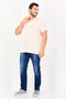 Men Regular Fit Embroidered Logo Short Sleeve Polo Shirt, Pink - 2