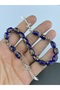 Gold Leaf Zaza Prayer Beads with Airplane Glass Zulfiqar Tassels - 2