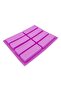 VIOLET/紫罗兰 2 Pieces Rectangle Granola Bar Silicone Mold Nutrition/Cereal Cake Moulds Energy Bar Make - 5