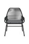 Garden Dining Set | Black, Dark Grey - 4