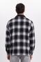 Men's Relax Fit Comfortable Cut Winter Plaid Double Pocket Snap Button Shirt - 8