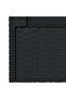 2-Seater Sofa with Cushions Black Poly Rattan - 7